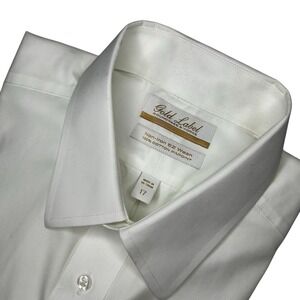 Roundtree & Yorke Gold Label‎ Short Sleeve Pinpoint Cotton Dress Shirt Size 17